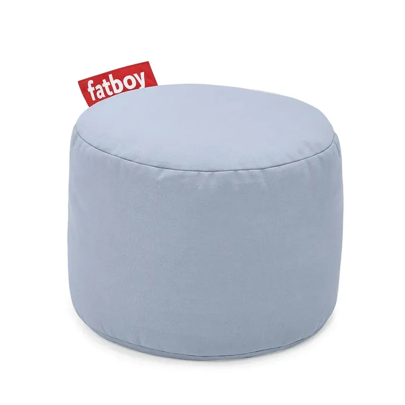 Outlet Point Stonewashed pouf Misty Blue